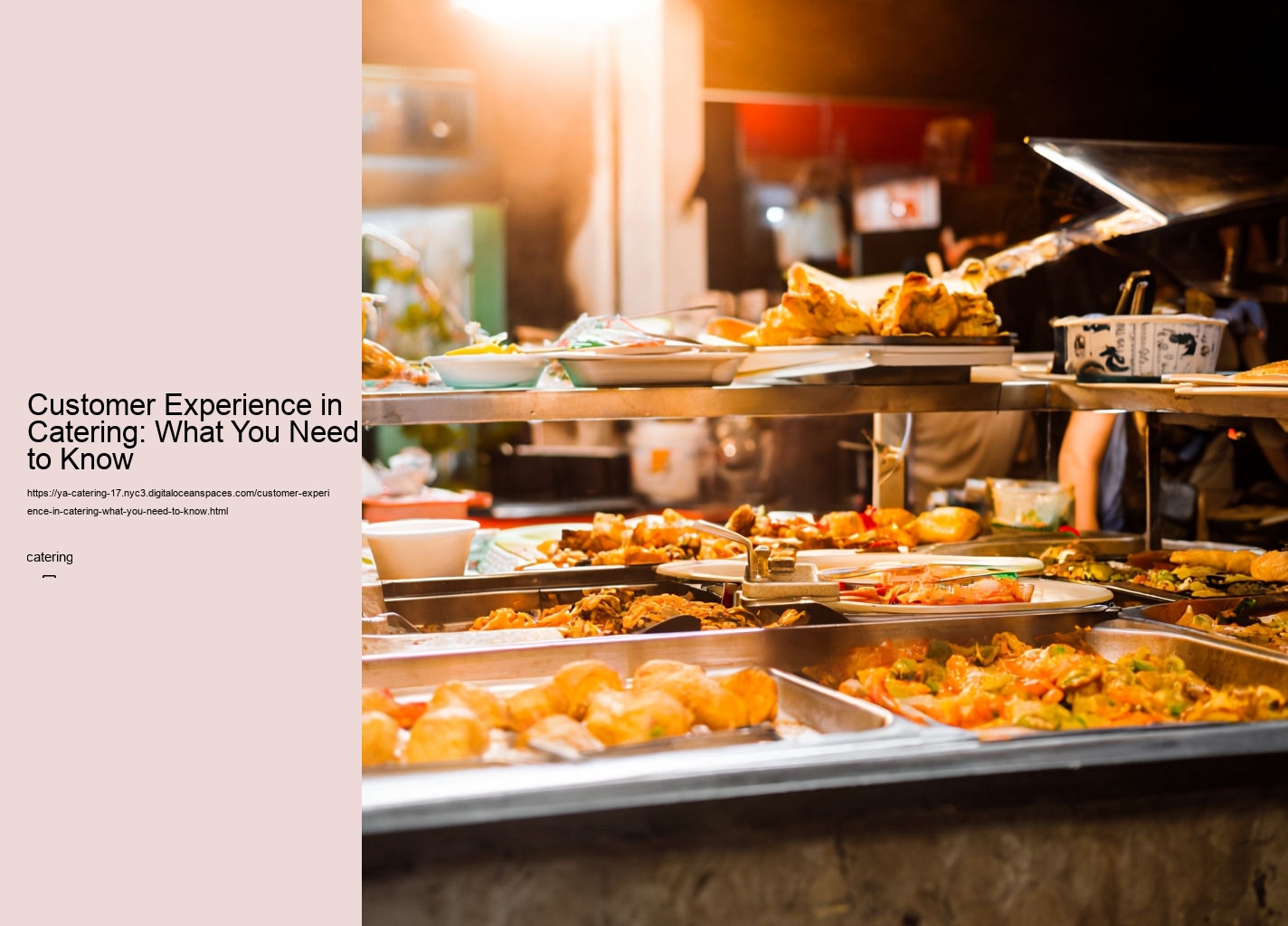 Customer Experience in Catering: What You Need to Know